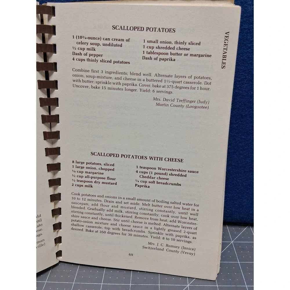 American Cancer Society A Taste of Indiana Cookbook 1980 First Printing‎ Spiral